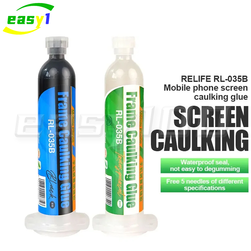 RELIFE RL-035B Mobile Phone Screen Caulking Glue 30ML Waterproof Middle Frame Rear Glass Repair Tools Screen repairGlue