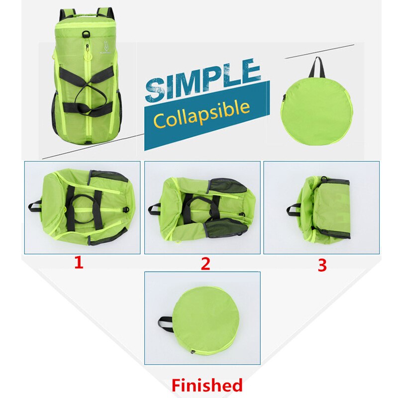 Imperméable à l'eau en Nylon Sport en plein air épaule fourre-tout sac de Sport hommes femmes pliable léger multi-fonction Fitness sacs voyage sac à main