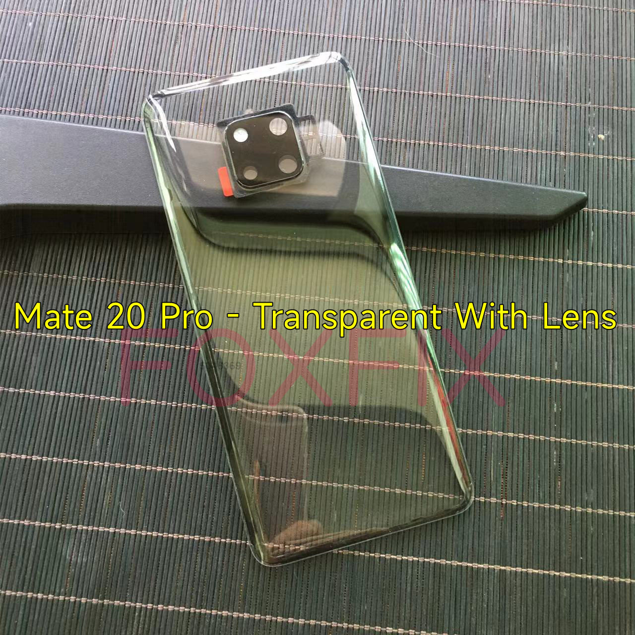 Clear Back Cover For Huawei Mate 20X 20 Pro Battery Door Panel Rear Housing Case With Camera Lens Replacement+Adhesive Sticker