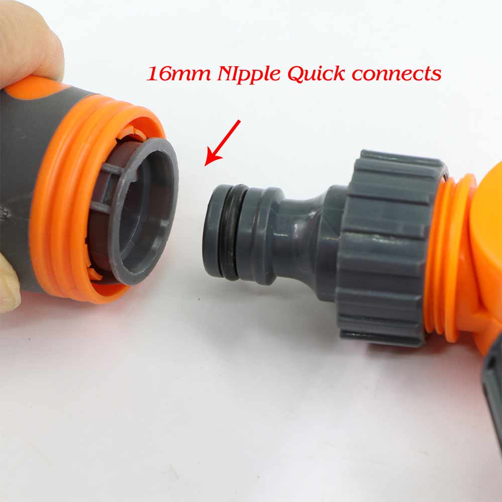 Tuinslang Kraan 1/2 "3/4" 1 "Draad Verstelbare Snelkoppelingen Voor 16Mm Buis Bewatering Fitting 180 ° Draaibare Kraan Joint