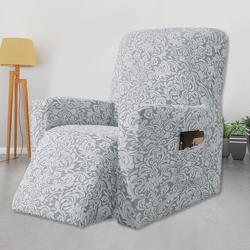 Lounge Recliner Chair Cover Relax Spandex Single Seat Sofa Slipcovers Jacquard All-inclusive Massage Armchair Cover Funda Silla