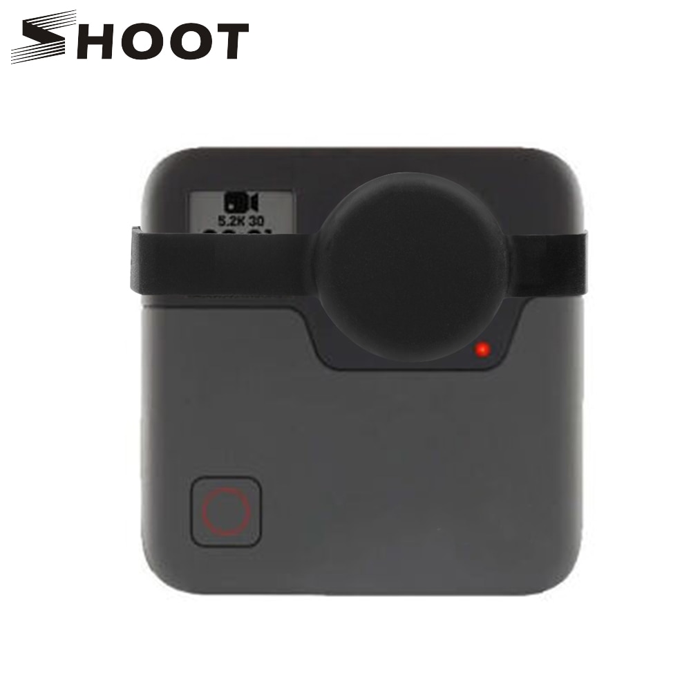 Schieten Zachte Siliconen Beschermende Lensdop Voor Gopro Fusion 360-Graden Actie Sport Camera Voor Go Pro Fusion Action cam Accessoire