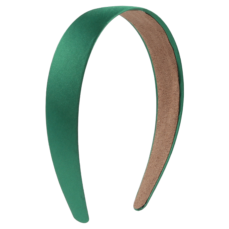 1 Pc Popular Lady Solid Satin Hair Band Plain Alice Headbands For Girls 1Inch Width Ribbon Headband Sales DIY Hair Accessori