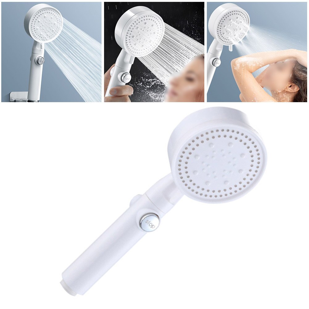 Bath Shower Head 4 Mode 90mm*240 Mm ABS Plastic Bath Shower Head Handheld