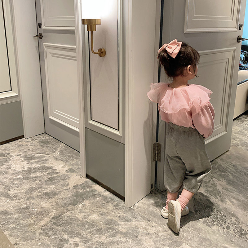 Girls ' Broek Lente En Herfst Mode All-Wedstrijd Losse Kinderen Leisure Koreaanse Versie P5719