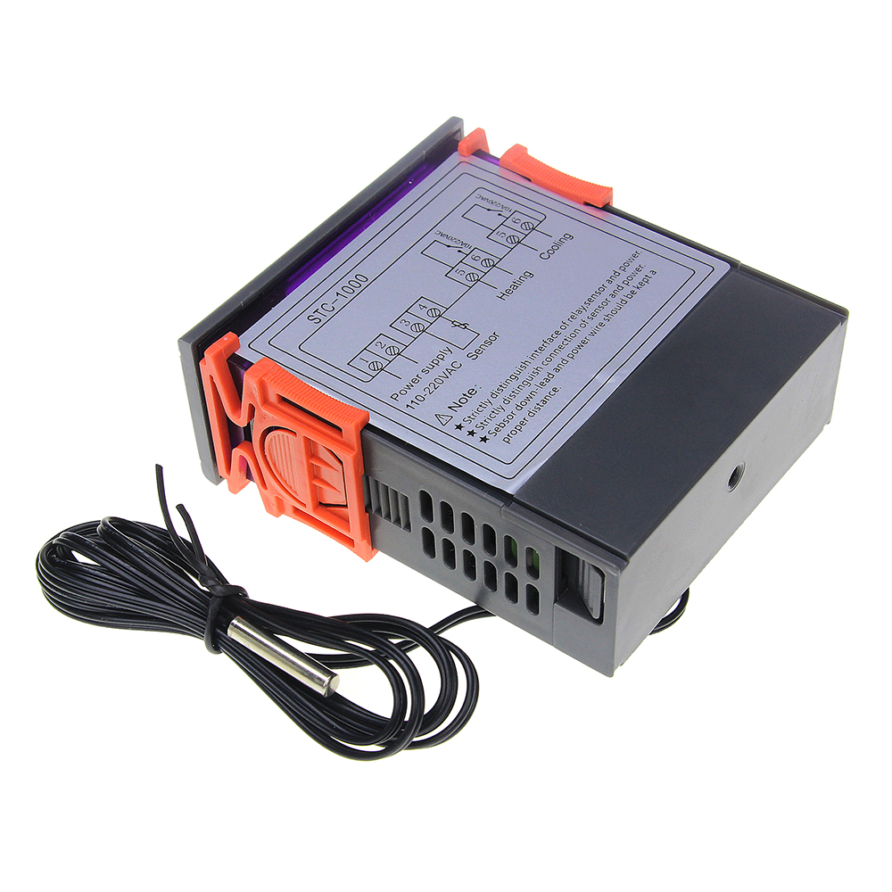 LED Digital Temperature Controller STC-1000 12V 12V 24V 220V Thermostat Thermostat and Heater Cooler Control