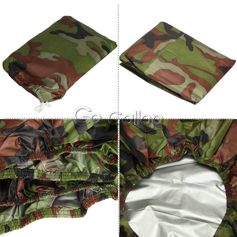 Cubierta para Quad Bike XXXL Camo ATV, resistente al agua, a prueba de polvo, Anti-UV, para Yamaha Raptor Grizzly Bruin Kodiak Oso Grande