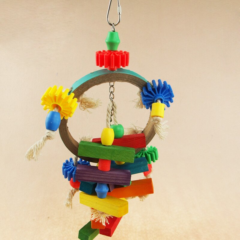 Juguetes para masticar pájaros, juguetes para morder, para loros de tamaño pequeño a grande, accesorios para aves, suministros