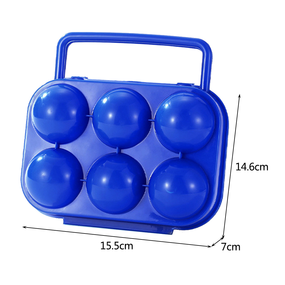 Boîte de Rangement d'emoufs en Plastique, Conteneur Antichoc, pour Réfrigérateur, Camping, Pique-nique, Randonnée, Voyage, 12 Grilles: XL / jaune clair