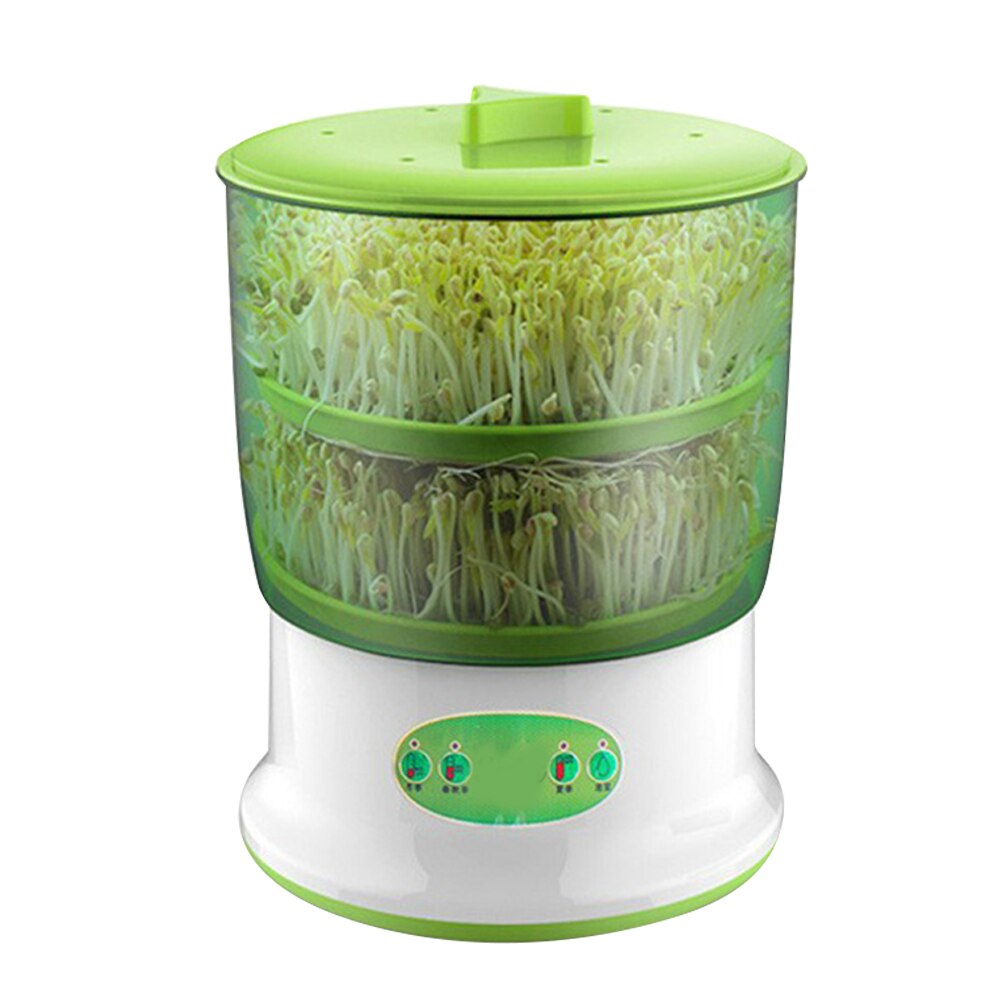 2/3 capas US EU UK automática máquina de brotes de frijol capas automática germinador eléctrico semilla semillero crecimiento maceta de vivero