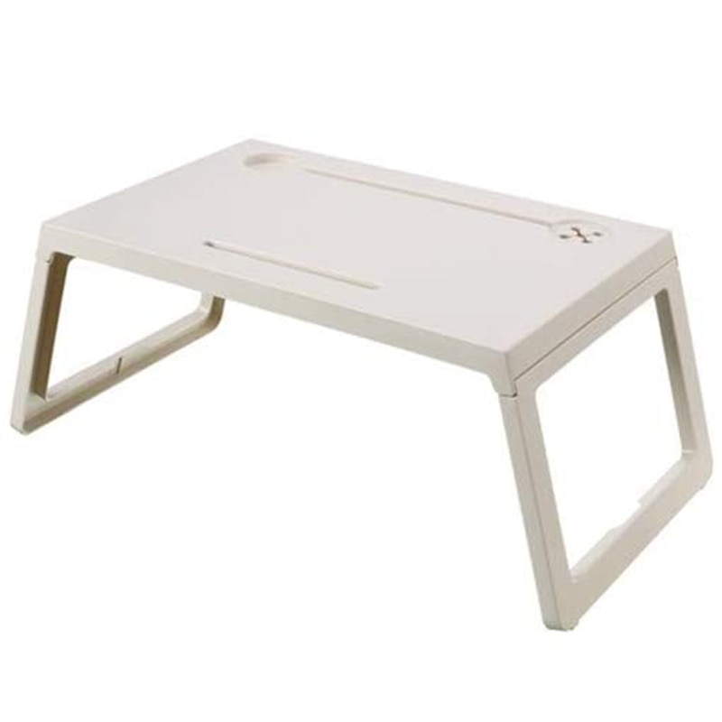 Foldable Laptop Table for Bed,Lap Desks Bed Laptops Trays for Eating and Laptops Stand Lap Table,Computer Tray: Beige