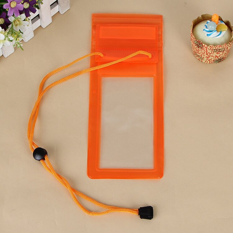 Olaf Universele Waterdichte Tas Voor Iphone X 7 8 6 6S Plus 5 5S Se Mobiele Telefoon Pouch zwemmen Waterdichte Gevallen Voor Samsung Xiaimi: Orange