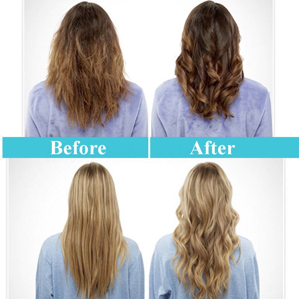 8pcs set The sleep styler Hair Curling Curler Air Hair Roller Curlers Soft Foam Bendy Twist Flexi Rods DIY Hair Styling Tool