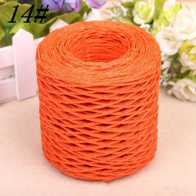 200 Yards Raffia Straw Rope Hat Yarn Paper Raffia Crochet Straw Yarn 2mm Organic TJM9110: Pattern 14