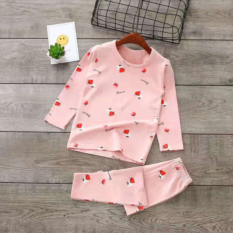 Automne hiver enfants costume Lycra à manches longues pull bébé sous-vêtements maison vêtements de nuit vêtement de nuit pour enfants: J / 110