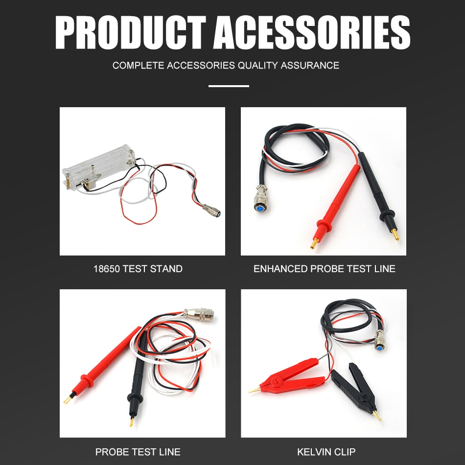 Nowy oryginalny czteroliniowy YR1035 bateria litowa wewnętrzny miernik rezystancji próbnik YR 1035 detektor 18650 sucha bateria połączenie 1
