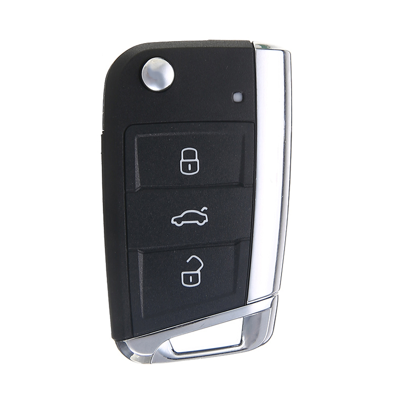 3 Button Flip Folding Remote Key Fob Shell Case Replacement Fit For Seat Leon 5F