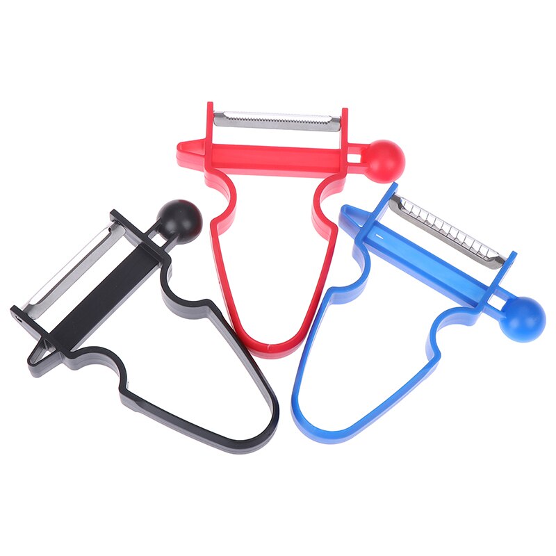 3 stk/sett magic slicer shredder skreller julienne cutter peel rustfritt stål blad zesters kjøkkenverktøy magic trio peeler sett