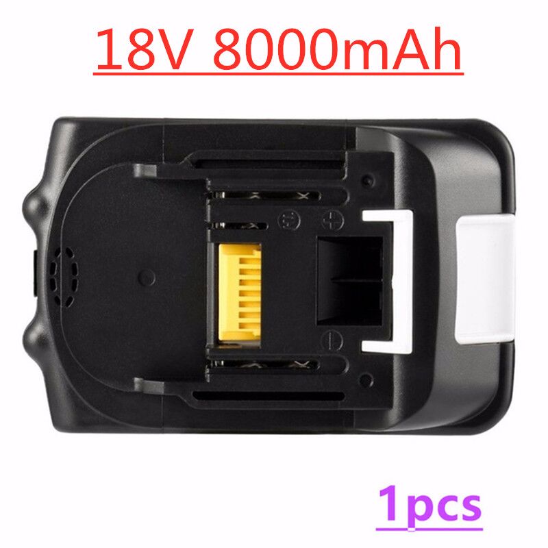 Power Tool Battery 18000mAh - Li-ion Replacement for Makita 18V LXT BL1860B BL1850: Red