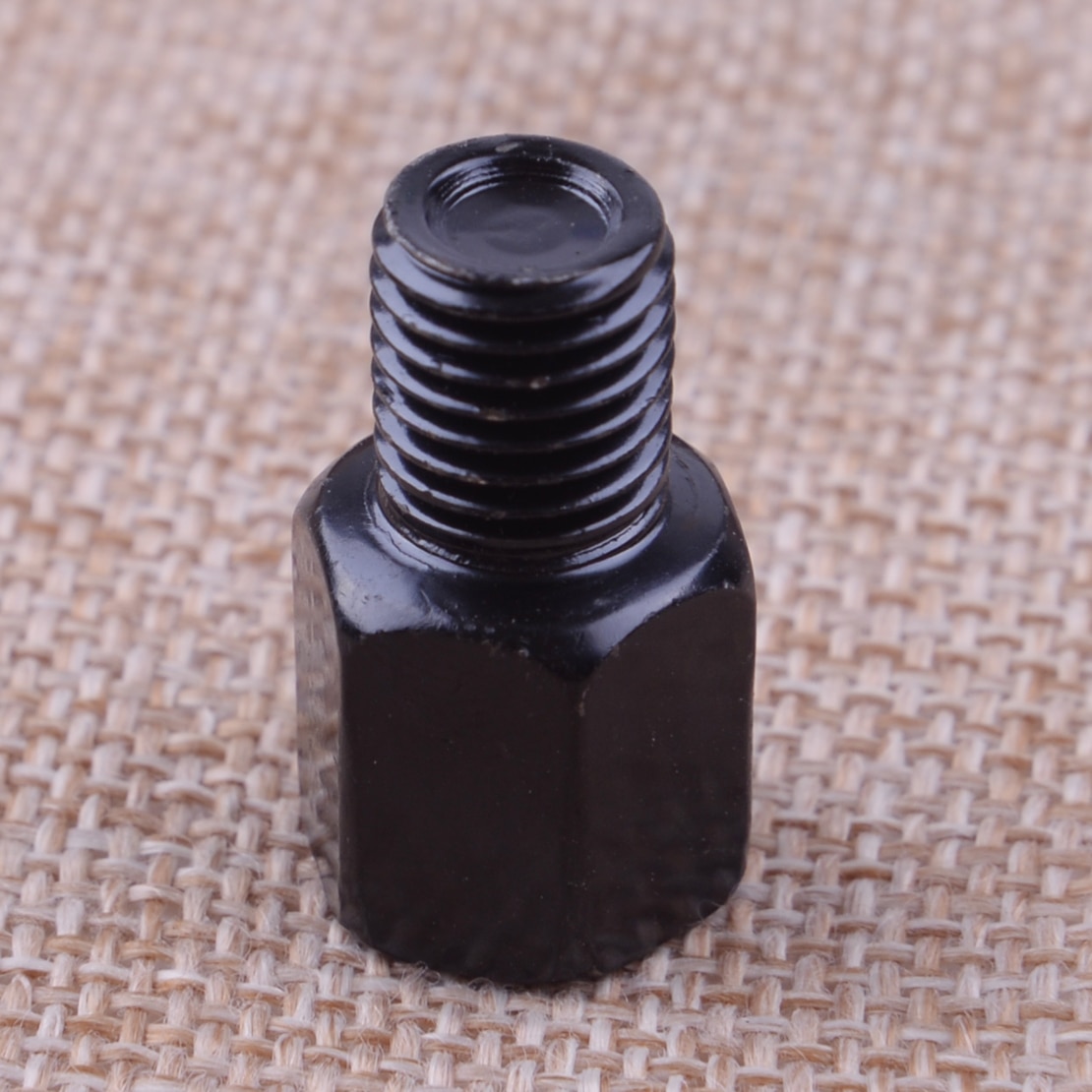 CITALL 2Pcs Black Motorcycle Mirror Adapter Screws Extender Mount 10mm Male to 8mm Female Standard