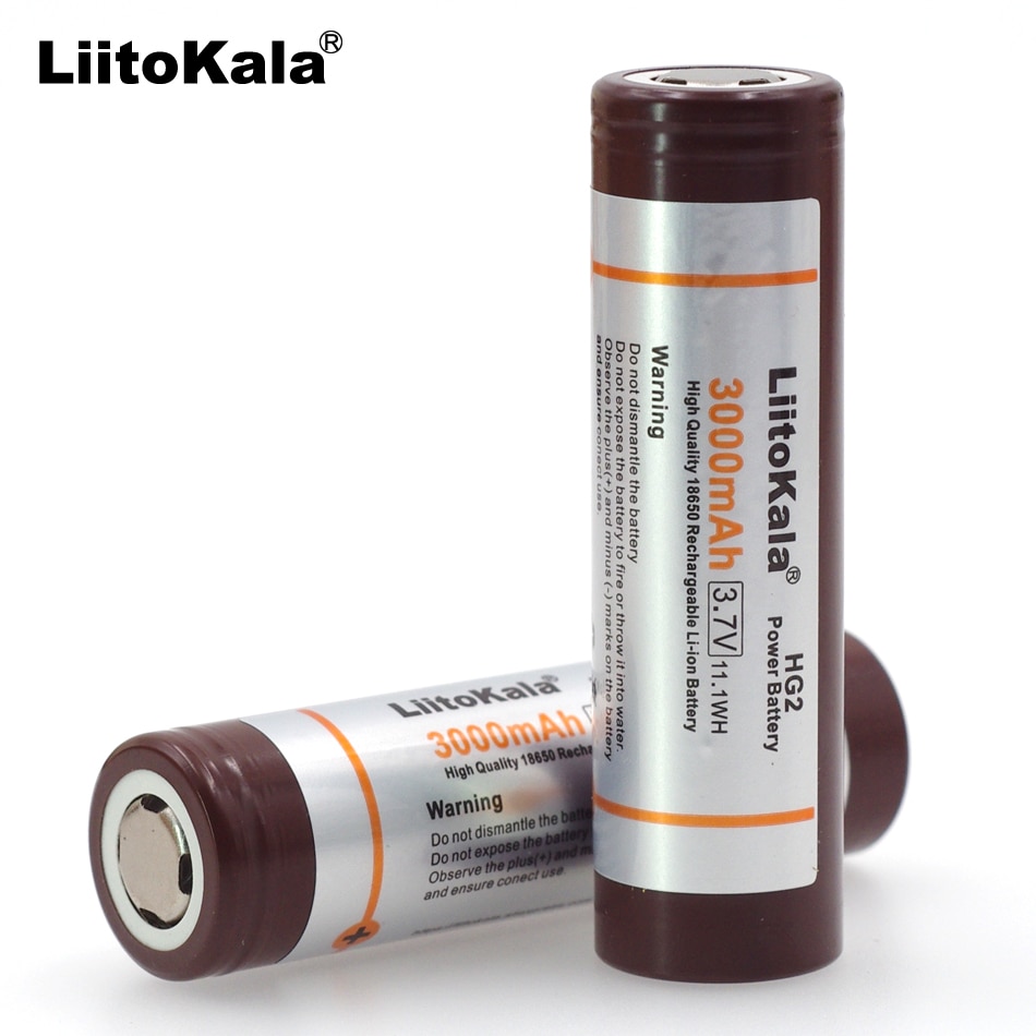 Liitokala Originele Voor 18650HG2 3000Mah 3.6V 18650 Lithium Continue Afvoer 20A Gewijd Elektronische Batterij