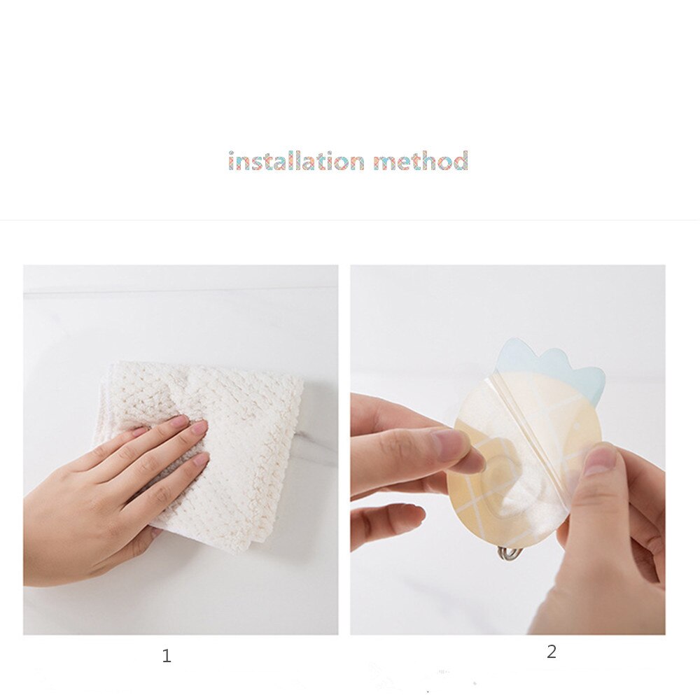 Bathroom hook Wall hooks kitchen wall ceiling cute wall seamless nail-free wall hanger hooks kitchen 12.9