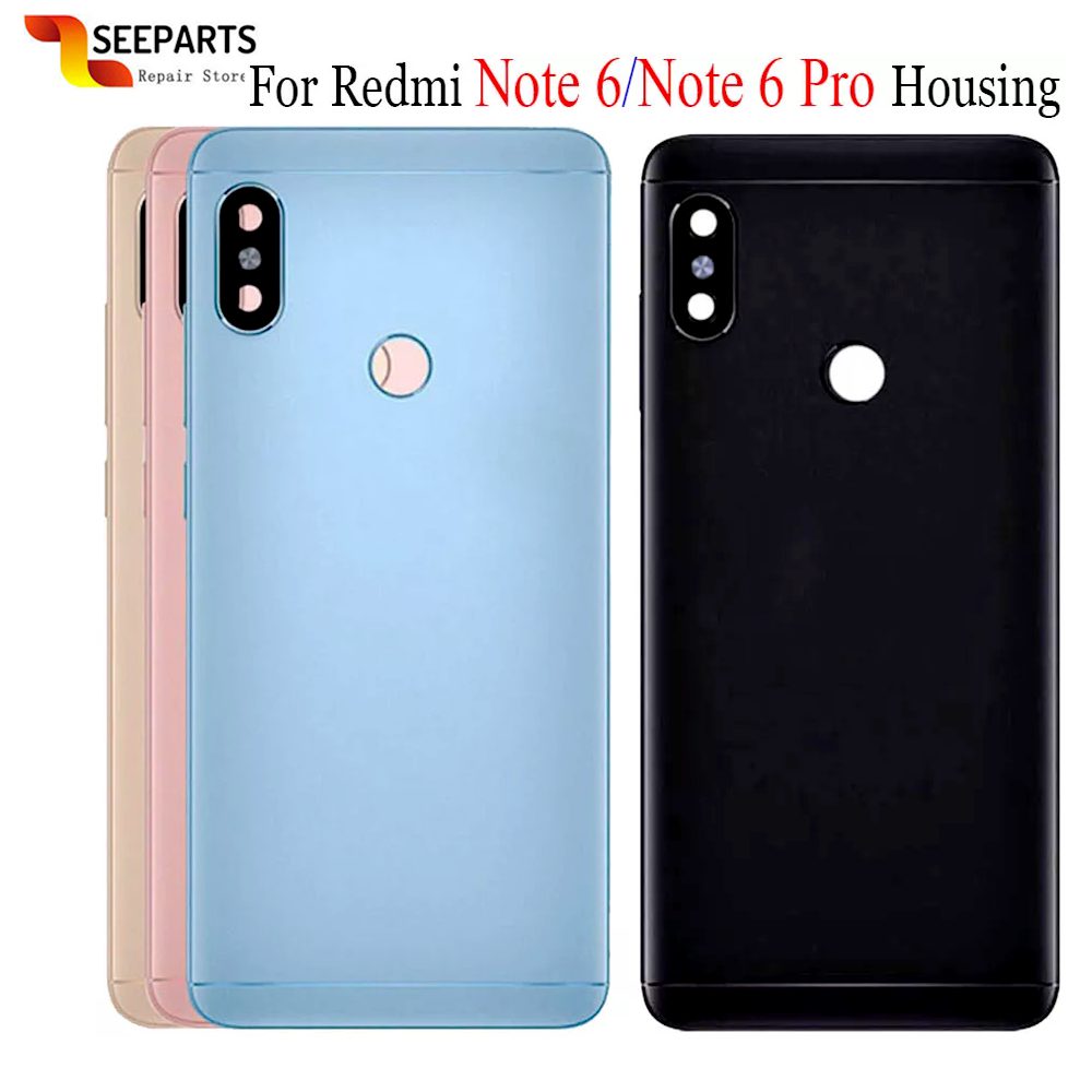 Xiaomi Redmi Note 6 Pro coperchio batteria posteriore sportello custodia posteriore per Xiaomi Redmi Note 6 Pro coperchio batteria parti di ricambio