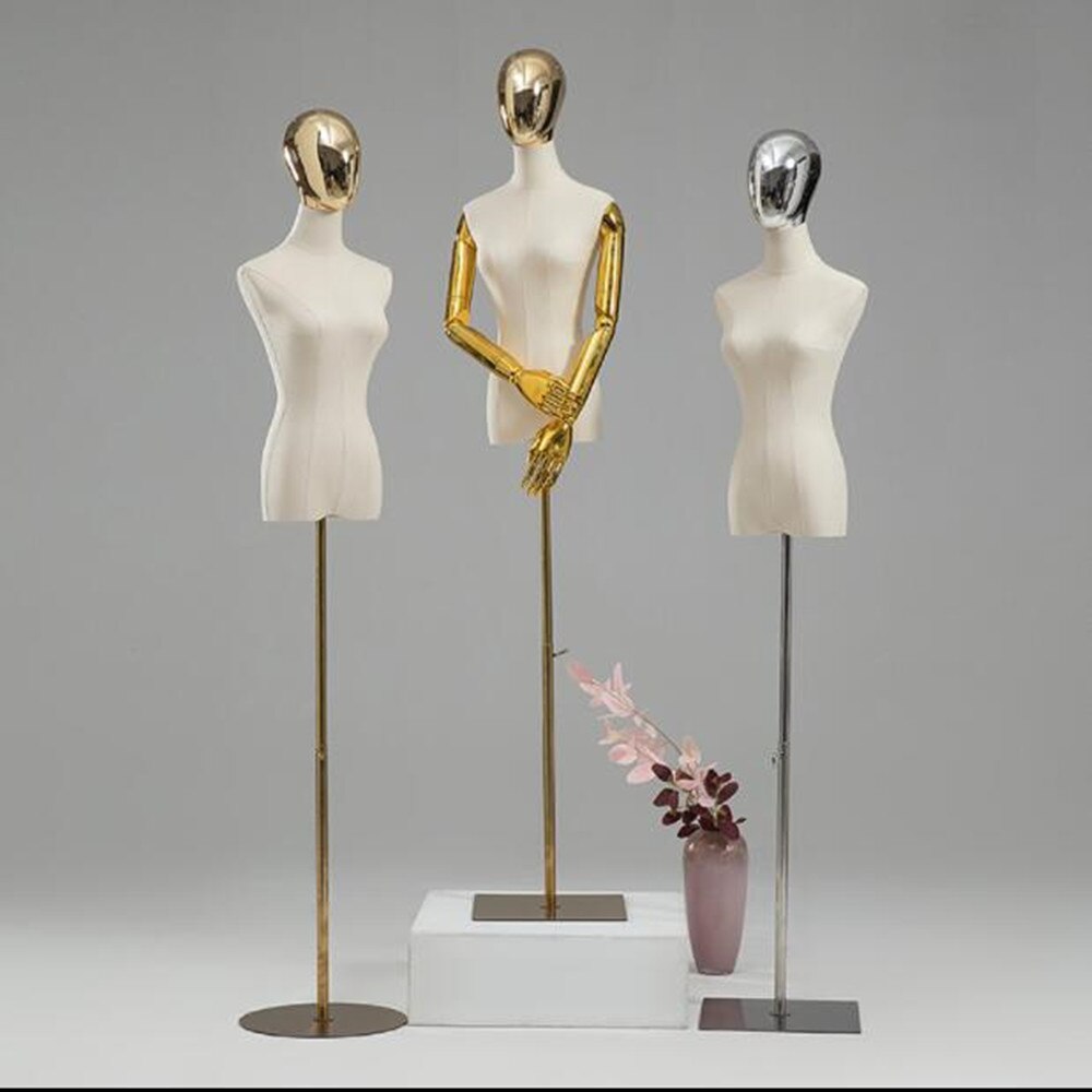 2style No Arm Color Sewing Female Mannequin Full Body Triangle Base Dress Model,Jewelry Flexible Women,Adjustable Rack,Doll D370