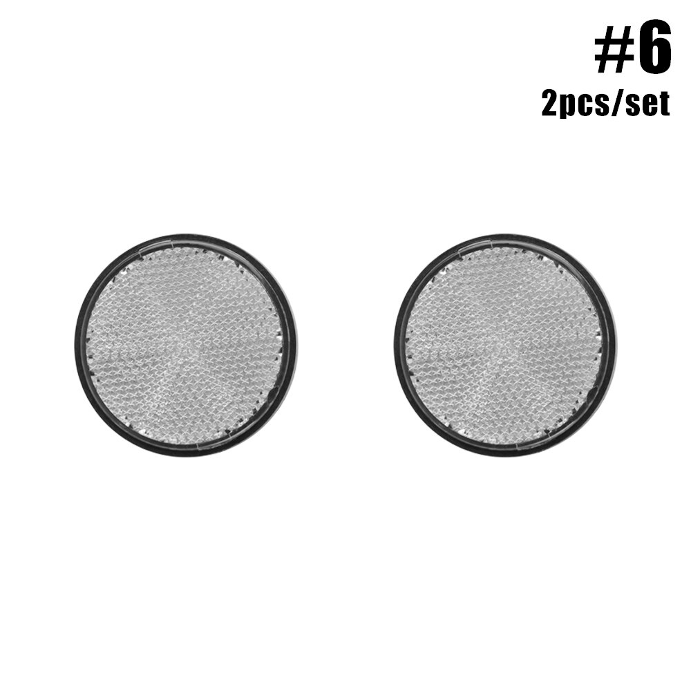 Reflector de radios para bicicleta, luz de advertencia de seguridad, llanta de rueda, reflectores nocturnos, luces intermitentes, ciclismo, 2 uds.: Gris claro
