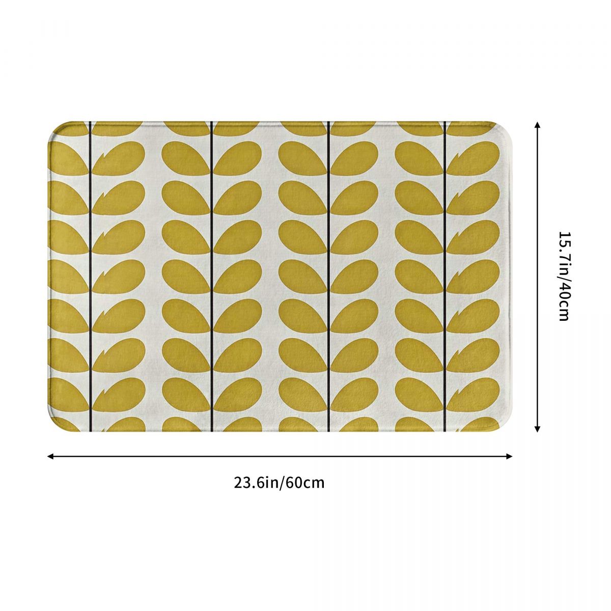 Orla Kiely Doormat Bathroom Welcome Polyeste Mat Kitchen Home Living Room Leaf Decor Floor Rug Door Mat Bath Mat