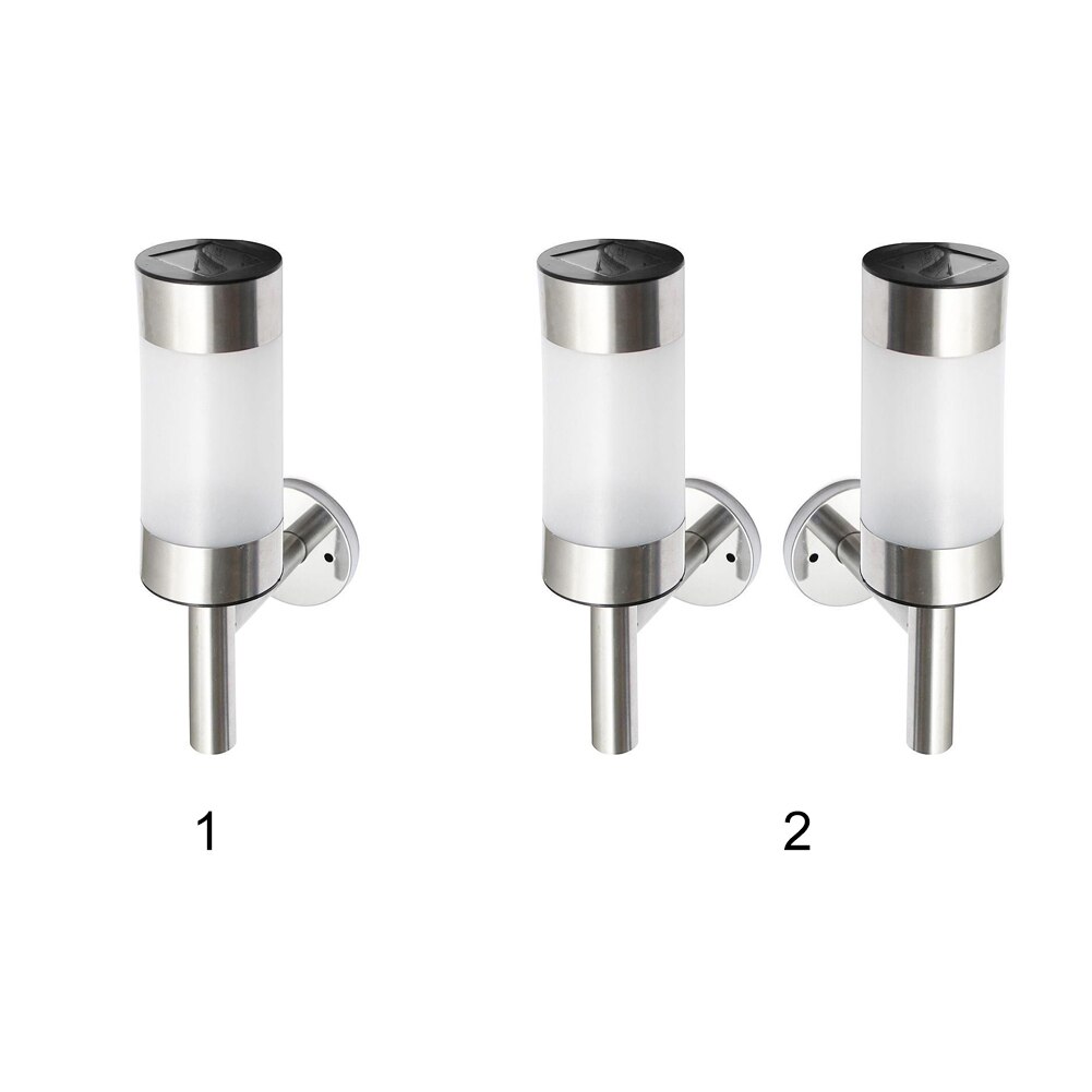 Roestvrij Staal Led Solar Verlichting Led Wandlamp Hek Lamp Outdoor Tuinverlichting Secuity Sensor Hek Lamp