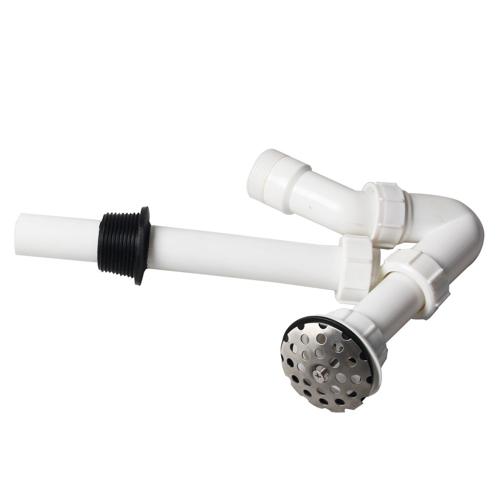Talea badrumshandfat avlopp avloppsrör kit v böj rör med avloppssil toalett urinal färdig dräneringssystem  z5027 c 004