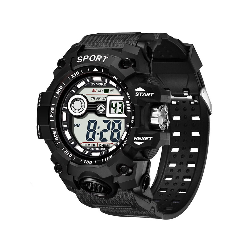 Synoke Mannen Horloges Sport Horloge Outdoor Sport Led Digitale ...