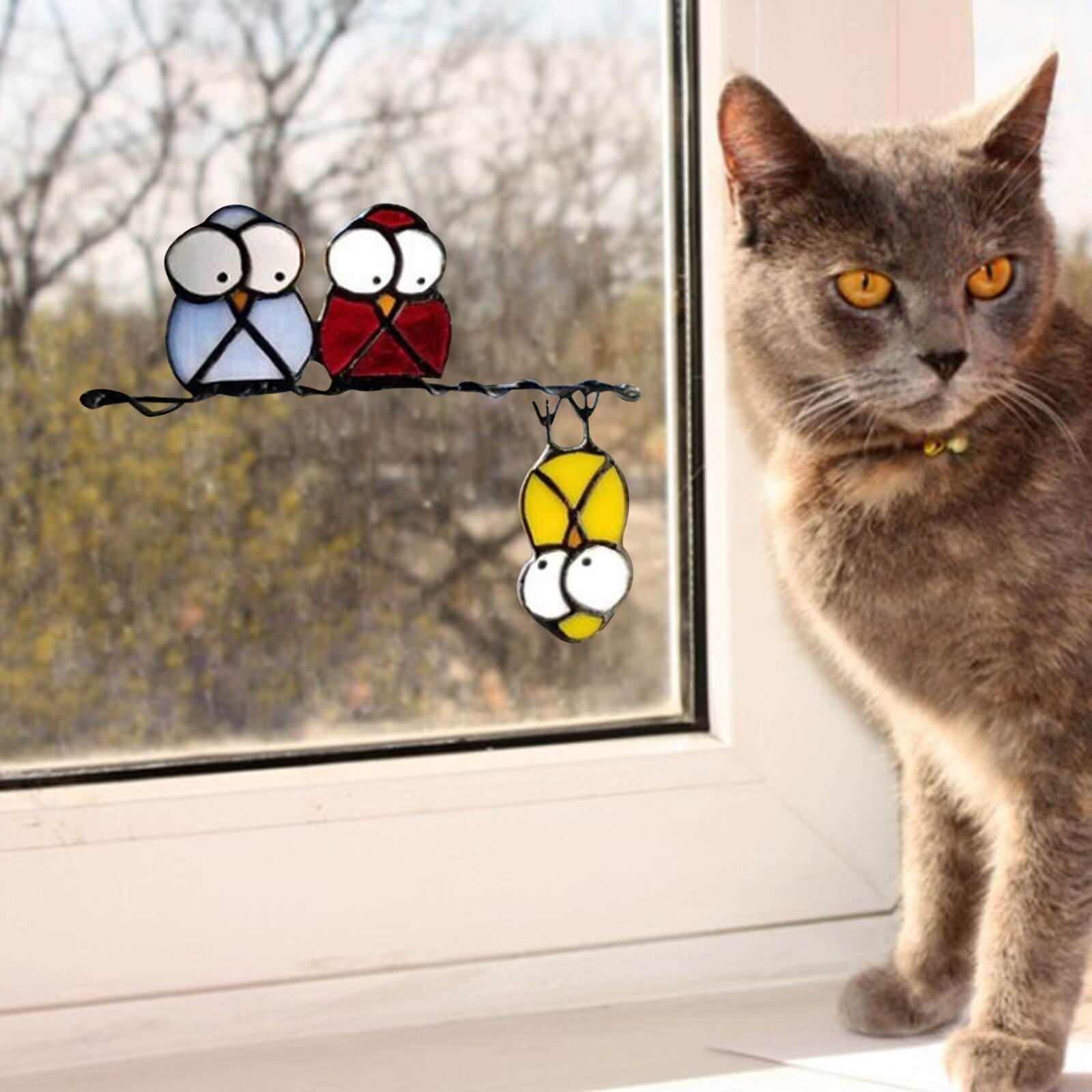 Window Stickers Birds Windows Clings Windows Decals Spring Window Decorations Home Decoration Accessories Wallpaper