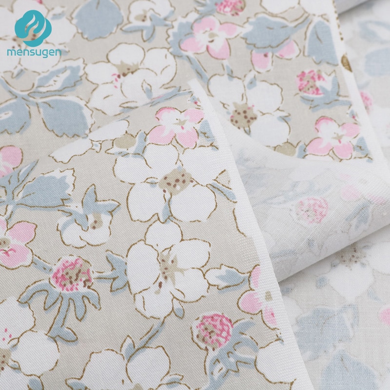 Fabric Meter Floral Cotton Fabrics for making Girls Women Dresses Clothes Blouse Blankets Pillows DIY Patchwork Sewing Cloth