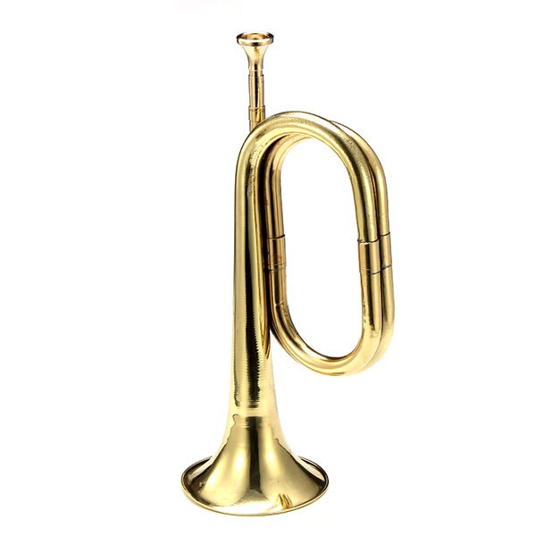 1Pcs 31cm YueMing Copper Trumpet Bugle Many Cotton Packing For Trumpet Brass Musical Instruments
