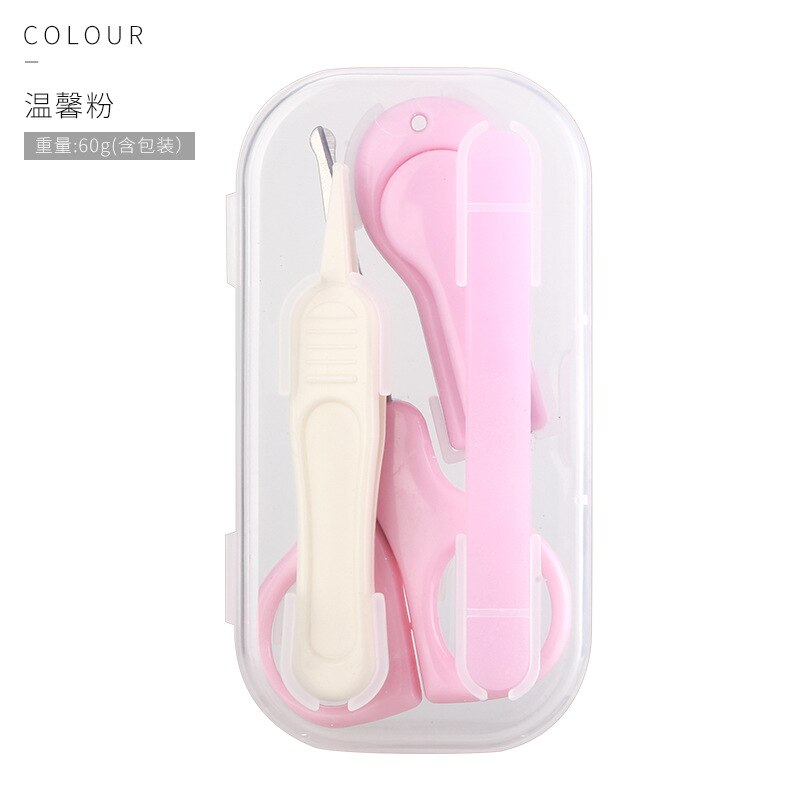 Zuigeling Nail Schaar Set Baby Nagelschaartje Pasgeborenen Yong Een Alle Anti Vlees Nagelknipper Kinderen Levert: Pink