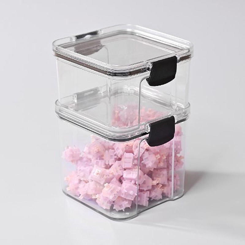Keyboard Switches Container Storage Box PC Polycarbonate Switches Box For Mechanical Keyboard