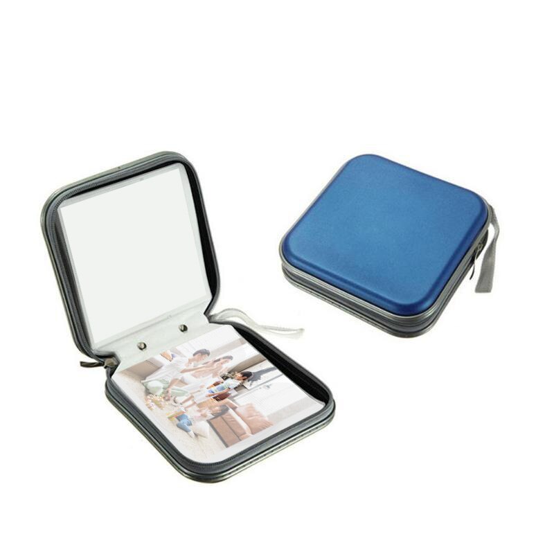 Plastic Disc Cd Dvd Opbergdoos Container Organizer Case Voor 40 Disc Cd Fotoalbum Opbergtas