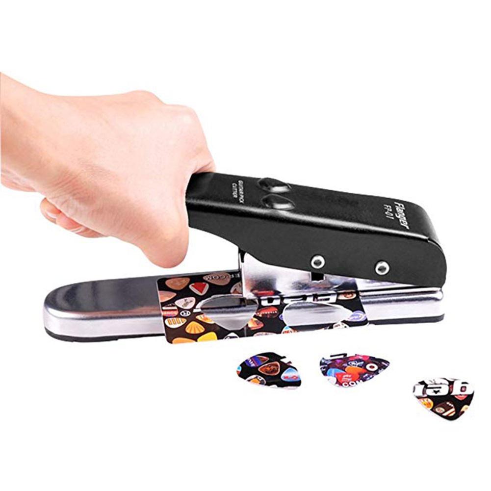 Flanger FP-01 Guitar Picks Cutter Guitar Picks Maker Plectrum Punch DIY Own Pick Cutter+ 2 Test Paper + 1 Sandpaper