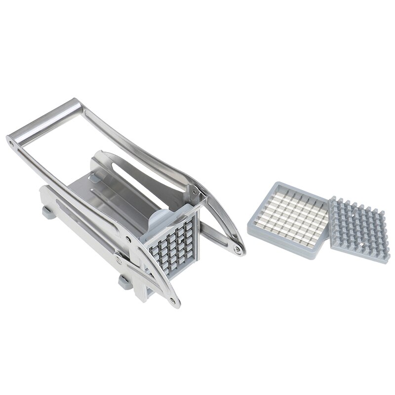 Rustfrit stål pommes frites med 2 blade kartoffel skiver fræser hakker kartoffelklipper til agurk gulerod