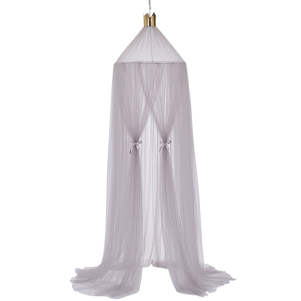 INS Nordic Hanging Mosquito Baby Bedding Dome Mosquito Net Infant Chiffon Netting Round Canopy Dcoration Tent Girl Room Decor: WJ3664C