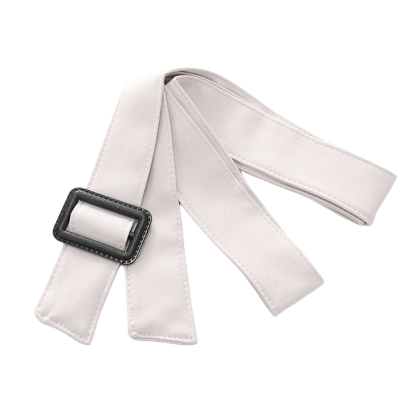 Ceinture remplacement pour Trench-Coat pour femmes hommes, ceinture taille, directe: WHITE