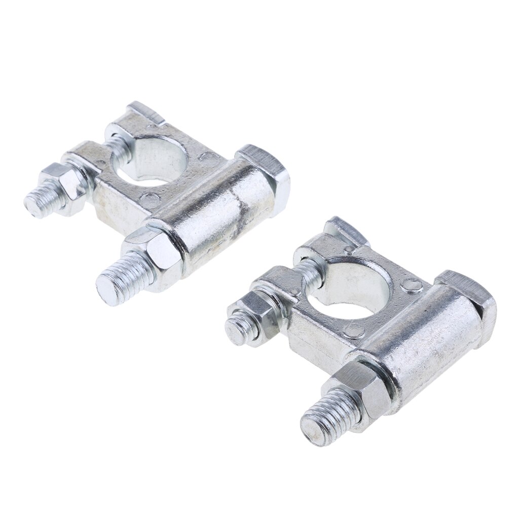 2 Pieces Of Negative Positive Copper Electrical Connector Clips