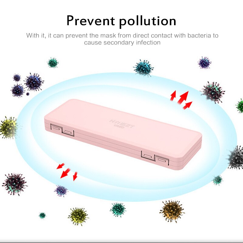 Double-layer Mask Storage Box Masks Packaging Box Moisture-proof Dustproof Portable Rectangular Storage Box Disposable Mask Case