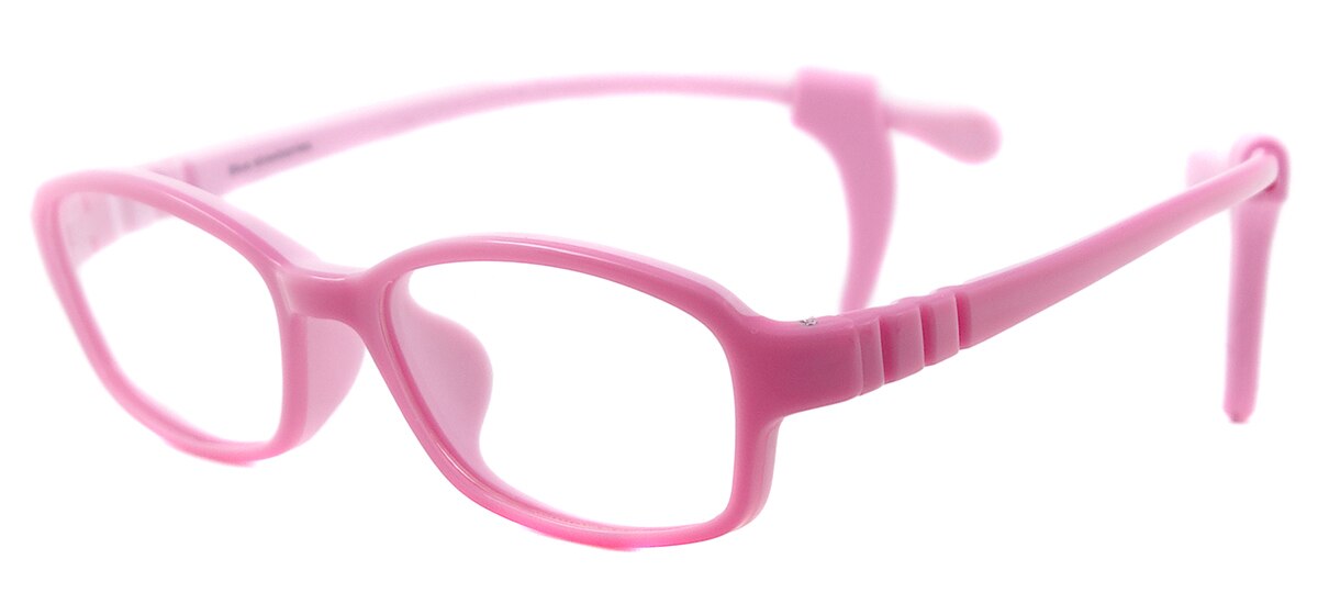 Montura de goma ovalada colorida para niños, gafas ligeras para prescripción de lentes para Miopía