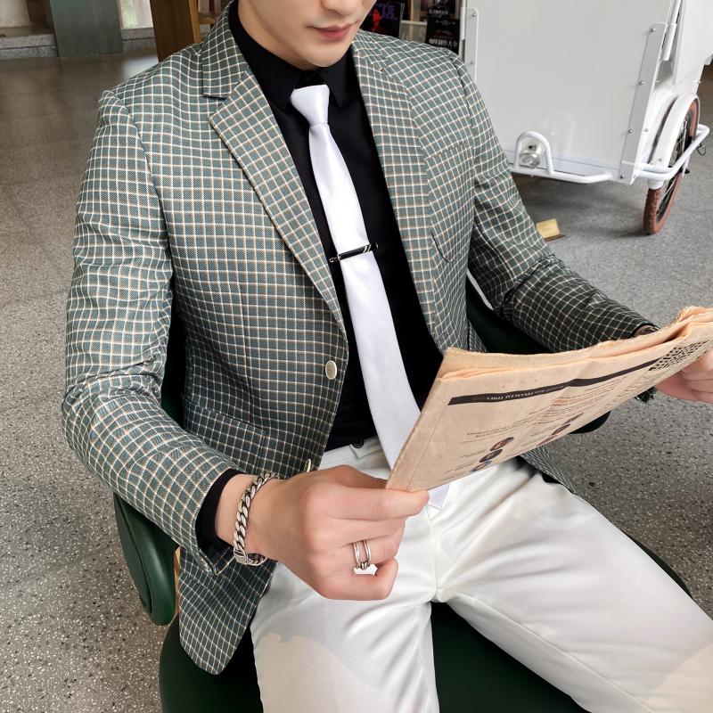 Lente Britse Stijl Dunne Pak Business Casual Jas Koreaanse Versie Van De Trend Van Mannen Slim En elegante Kleine Pak