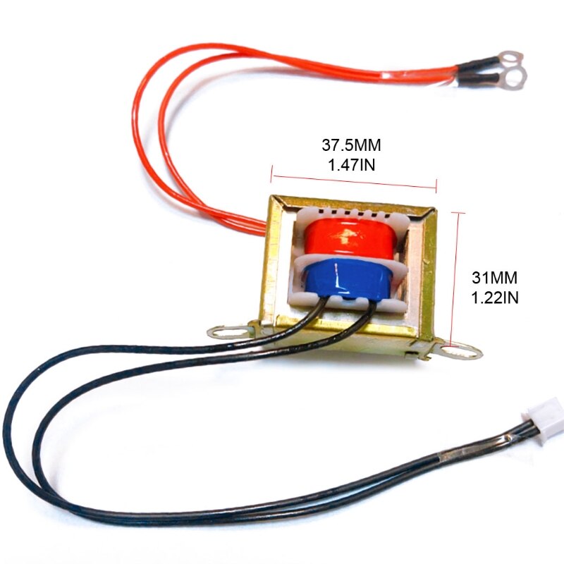 220v til 9v/12v- kablet transformator spenningstransformator strømomformer til elektronisk klokke