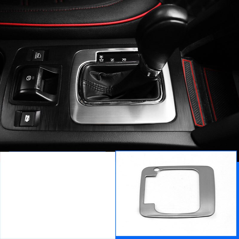 lsrtw2017 stainless steel car geal panel trims for subaru outback legacy b4: product picture3