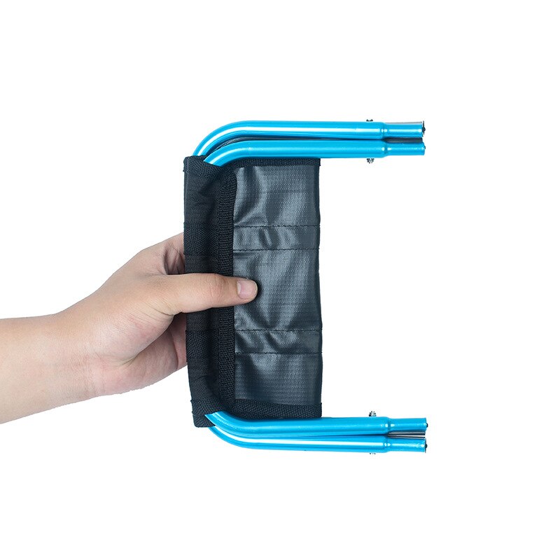Silla plegable de aluminio portátil asiento de Taburete pesca al aire libre Camping Picnic acolchado silla plegable al aire libre pesca